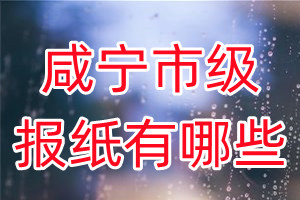 咸寧市級(jí)報(bào)紙有哪些